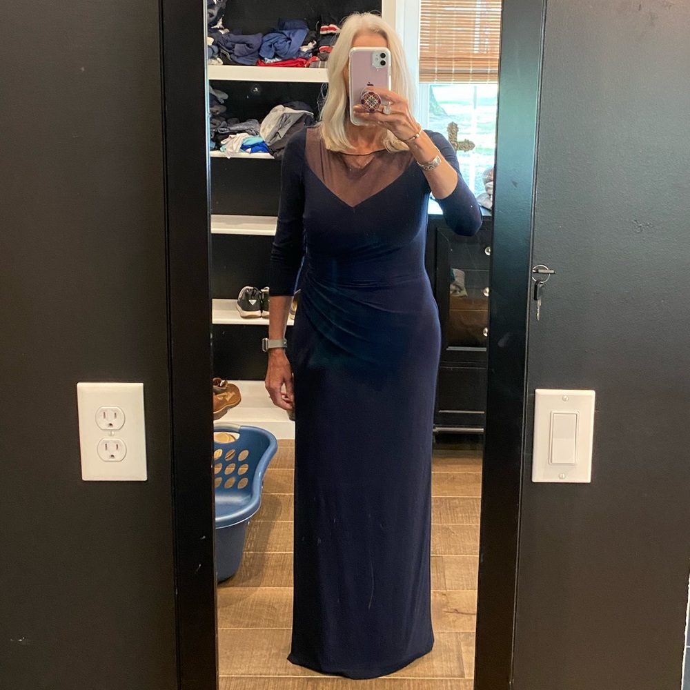 Ralph Lauren Navy formal gown